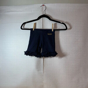 MATILDA JANE Navy Pull-On Girls Ruffle Shorties Size 6